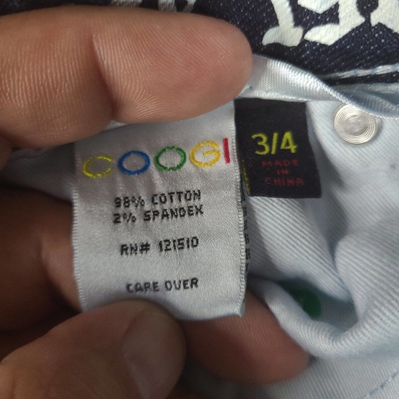 Googi Jeans Womens Size 3/4 Blue (29x32.5) Embroidered Detailed Denim - Picture 15 of 16